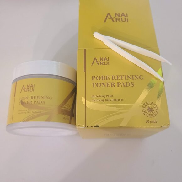 ANAI RUI Pore Minimizing Pads, with Witch Hazel, PHA, Salicylic Acid - 50 Pads - Picture 4 of 5